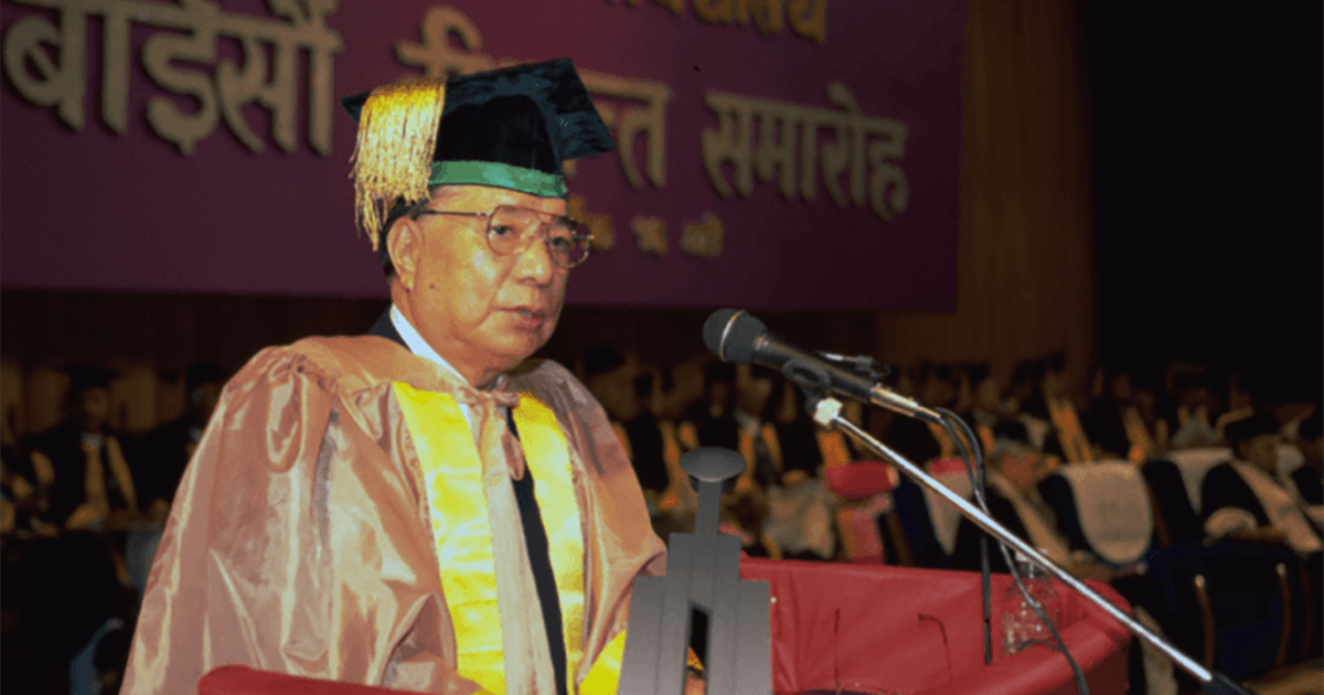 講演 人間主義の最高峰を仰ぎて（トリブバン大学）｜池田大作先生の