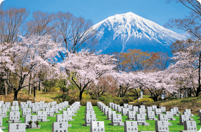 画像:富士桜自然墓地公園