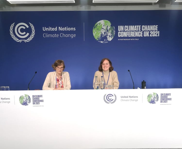 COP26公式プレゼンテーション会場にて、SGIの代表が声明