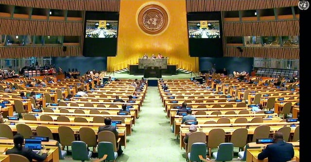 ニューヨークの国連本部で行われた「平和の文化」に関する国連のハイレベルフォーラム（United　Nations　Audiovisual　Library）