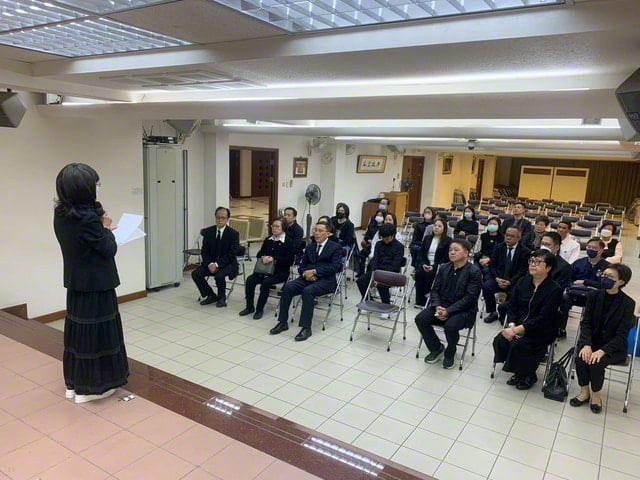 画像 マカオ文化会館での追善法要。師弟不二の前進を固く誓った(19日)