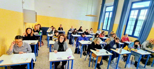 イタリア・フィレンツェの教学試験