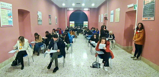 イタリア・ポテンツァの教学試験