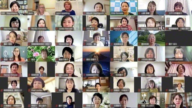 画像　オンライン会議の様子